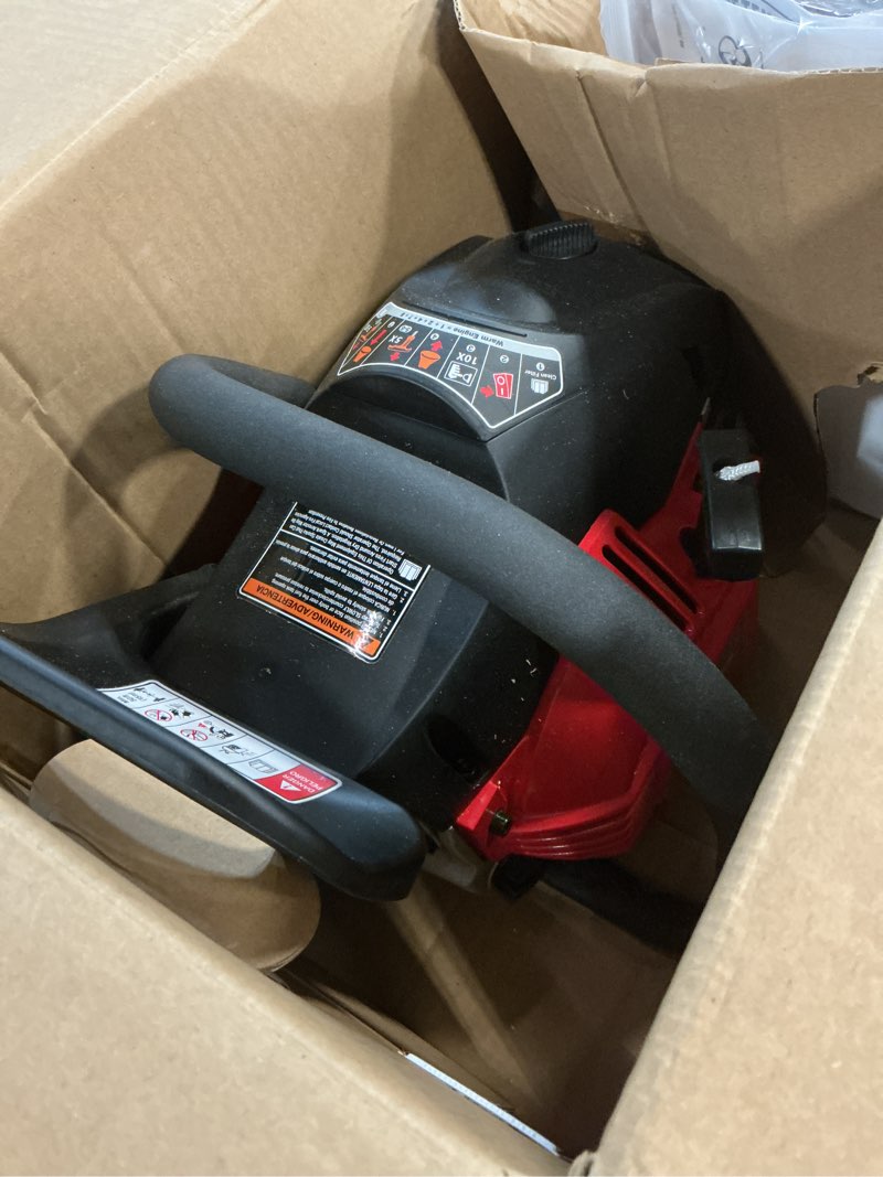 Condition photo showing As Is for craftsman s205 20-in 46-cc 2-cycle gas chainsaw