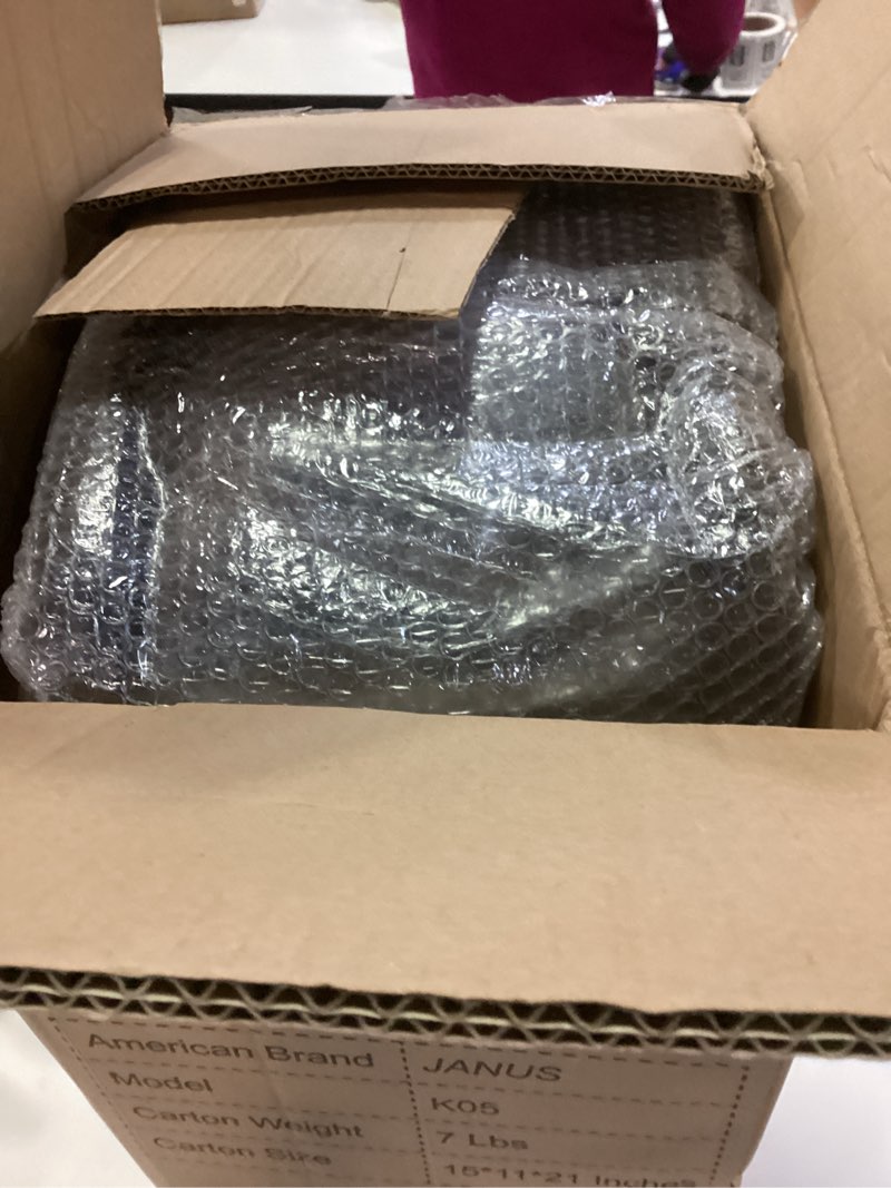 Condition photo showing New/Like New for JANUS Golf Travel Bag Hard Case with Support Frame for Hands-Free 360 Spinner Wheels, Travel Bag for Airlines, ABS Hard Shell, Easy to Fold, Hand-Carry Option