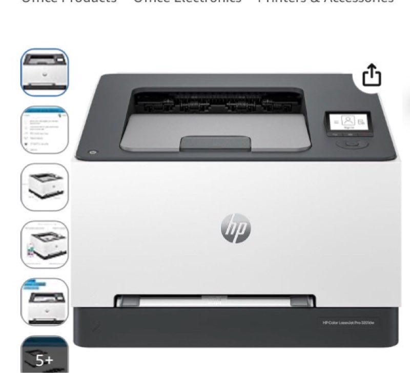 hp color laserjet pro 3201dw wireless color laser printer, office printer, duplex, best for office (499q9f)