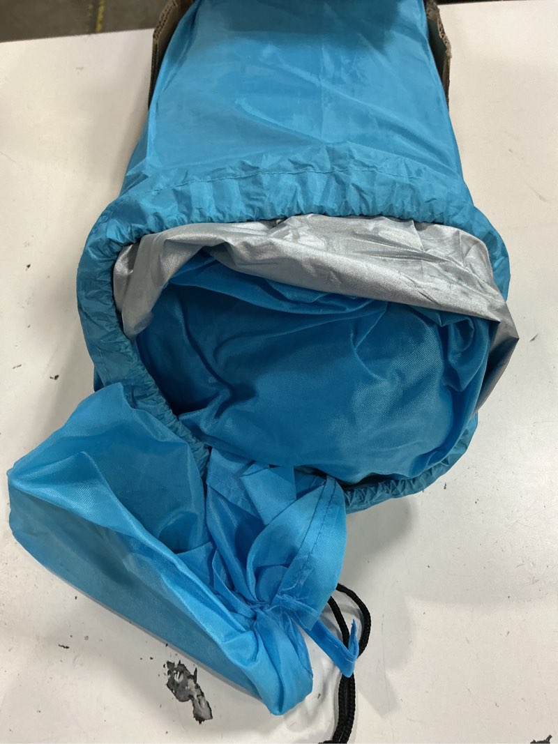 Condition photo showing As Is for beach tent sun shelter – pop up easy setup in 3s instant tents for 4/5 person beach umbrella sun shelter shade, uv 50+ protection, wind resistant, lightweight portable baby tents shade for family blue76us