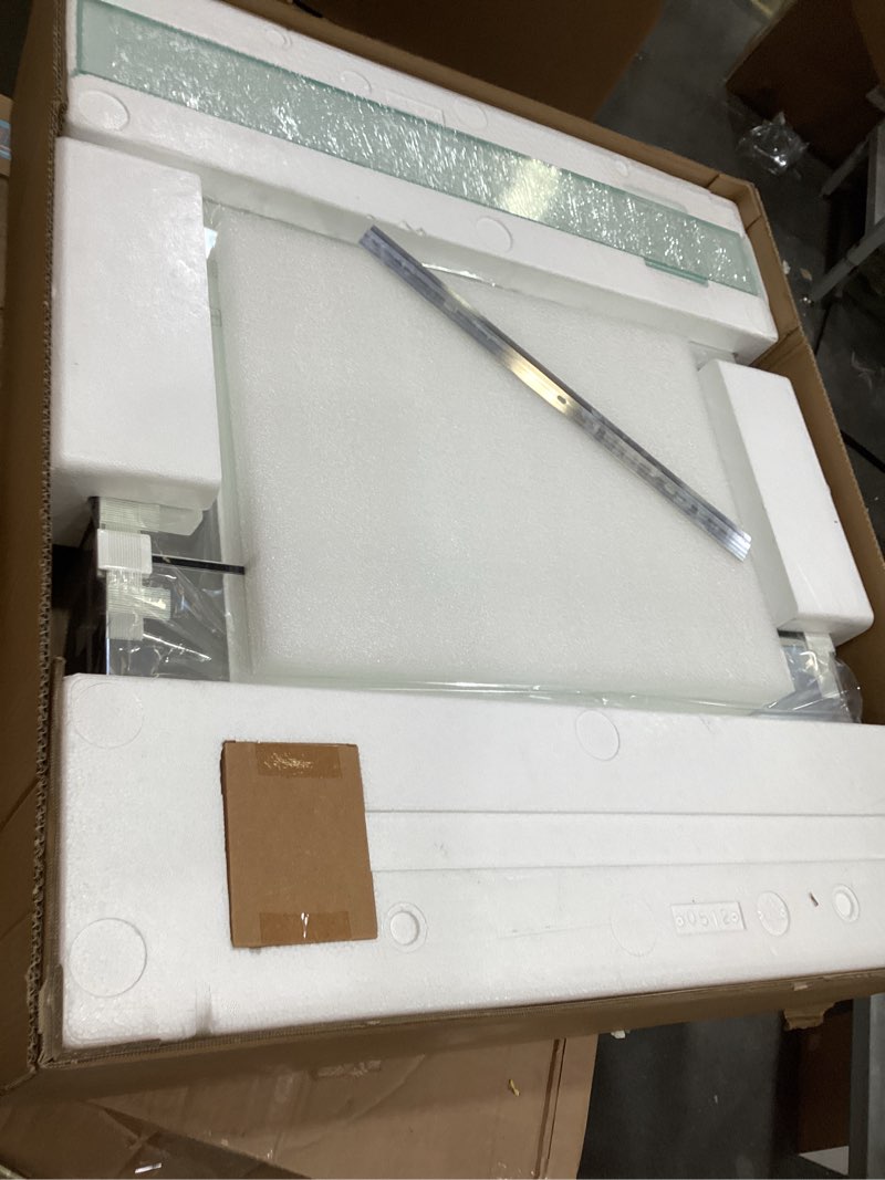 Condition photo showing Good Condition for kww led lighted bathroom medicine cabinet with sockets & usbs, defogger, dimmable, 3 color light makeup mirror, easy to install, wall mounted cabinet (2 door-31 * 28) 2 door-31*28