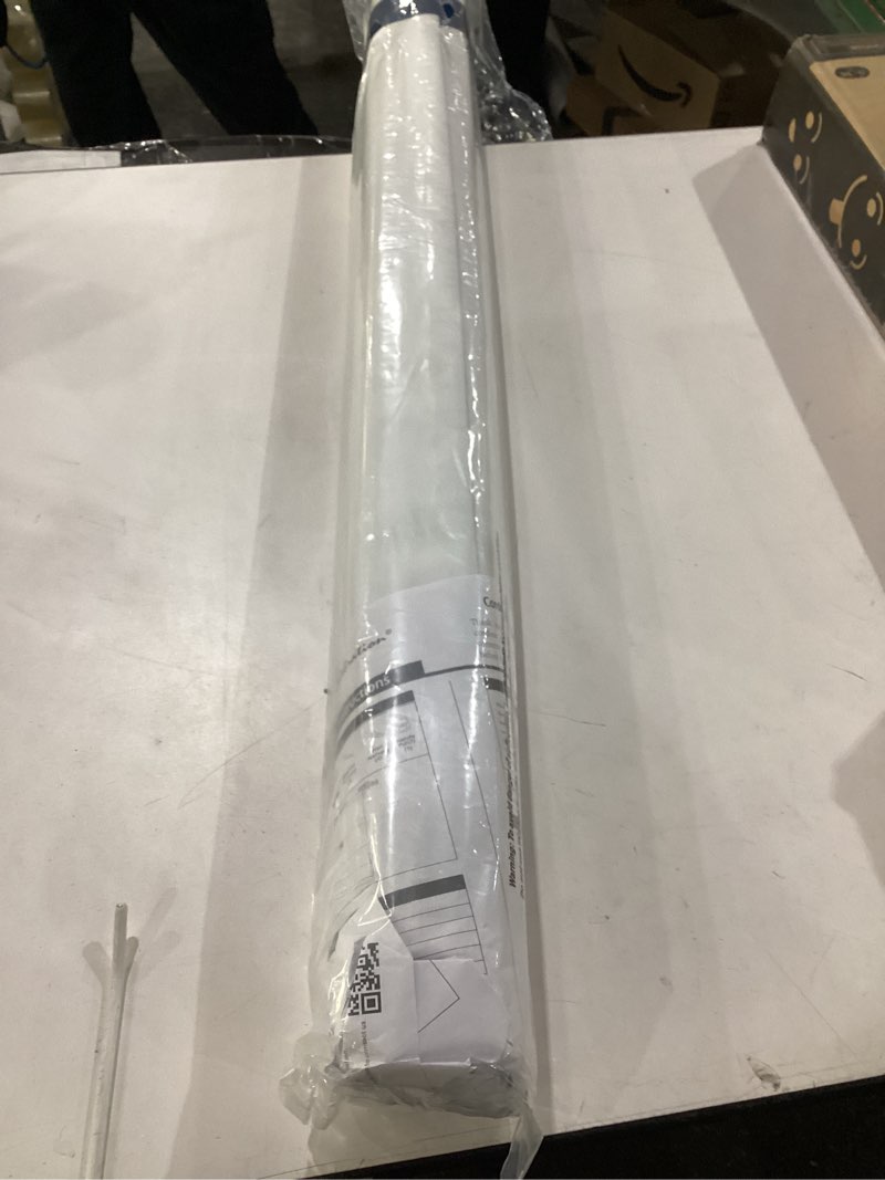 Condition photo showing Good Condition for everyday celebration roman shades - 100% blackout, cordless pull down window shades for indoor windows, navy, 36" w x 64" h navy (blackout) 36"w x 64"h