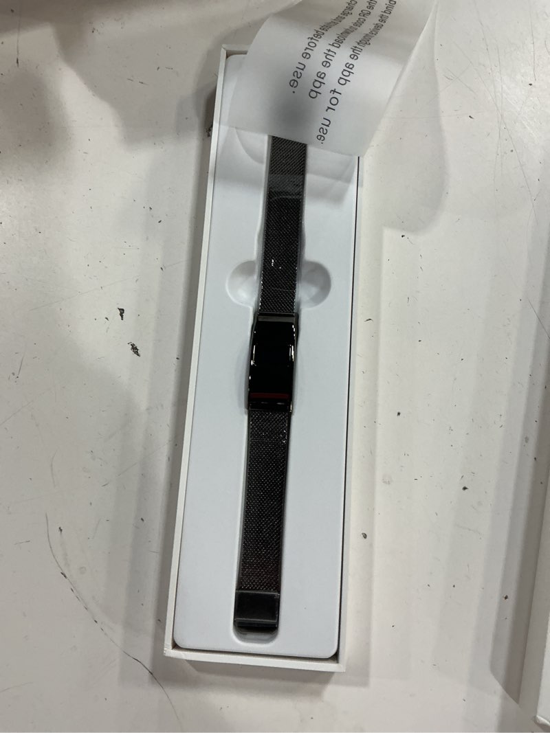 Condition photo showing New/Like New for smart bracelet, subscription-free 24/7 health tracking, heart rate, spo2, hrv & sleep tracker with ipx8 waterproof, wearable activity & fitness tracker, 7-day battery, 2 bands (black)