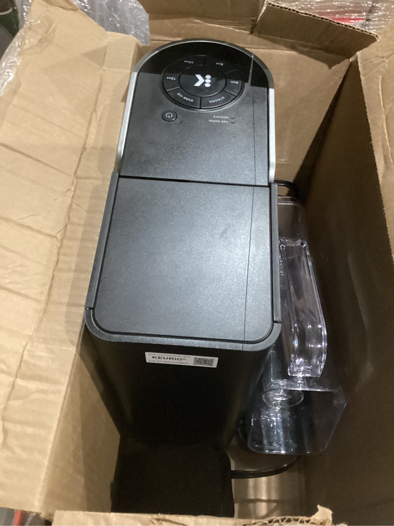 Condition photo showing As Is for Keurig K-Supreme Single Serve K-Cup Pod Coffee Maker, MultiStream Technology, 4 Brew Sizes, 66oz Dual-Position Removable Reservoir, Black Black Coffee Maker