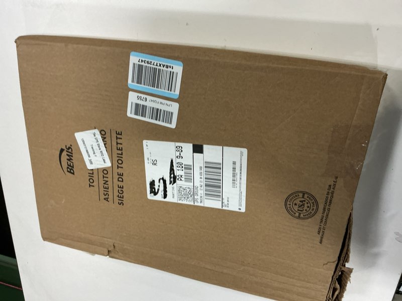 Condition photo showing Good Condition for Bemis 1500EC 390 Lift-Off Wood Elongated Toilet Seat, Cotton White (Pack of 1)