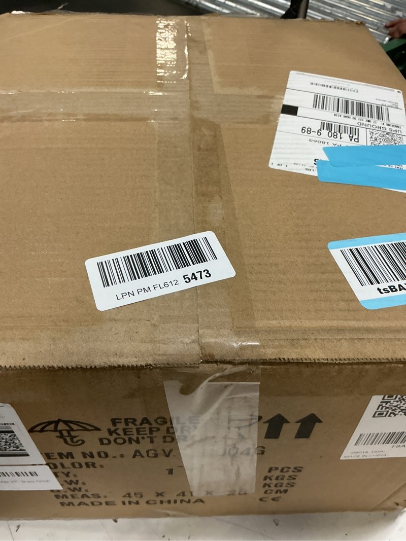 Condition photo showing Good Condition for agv lighting crystal chandeliers light fixture, mid-century style, perfect for living space, 6-light sockets, d21 x h20, adjustable chains 59", shinny gold frame