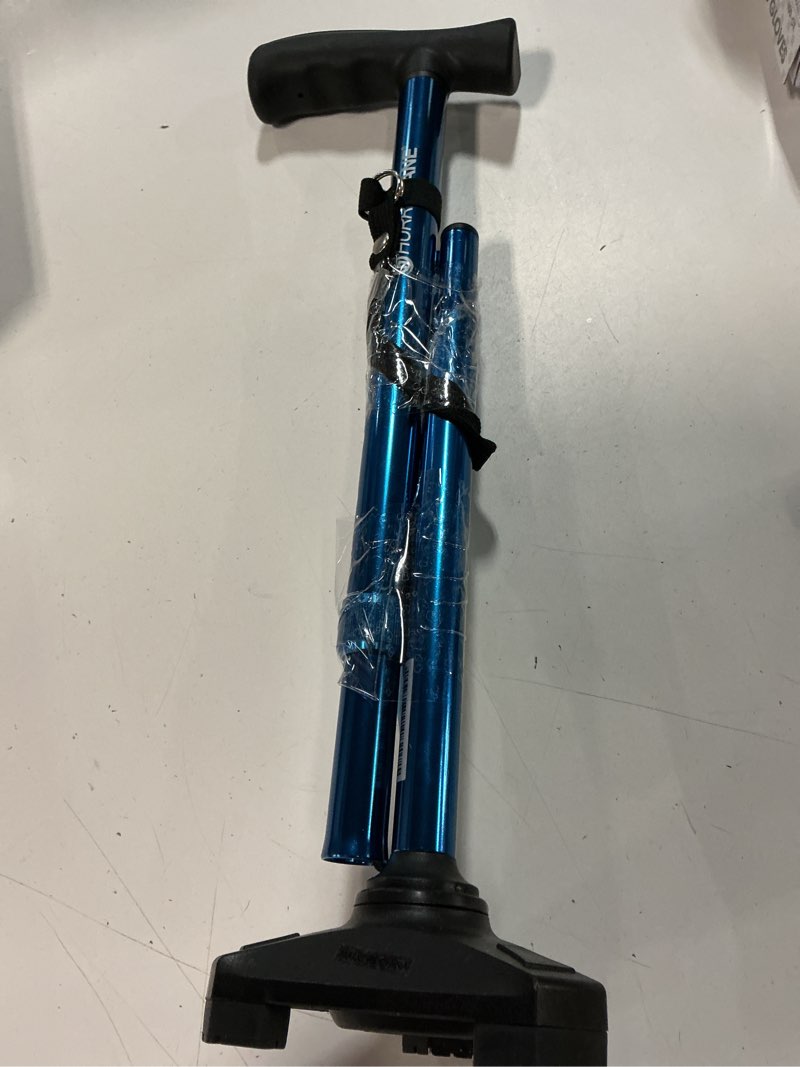 Condition photo showing New/Like New for hurrycane freedom edition foldable walking cane with t handle blue 1 count (pack of 1)