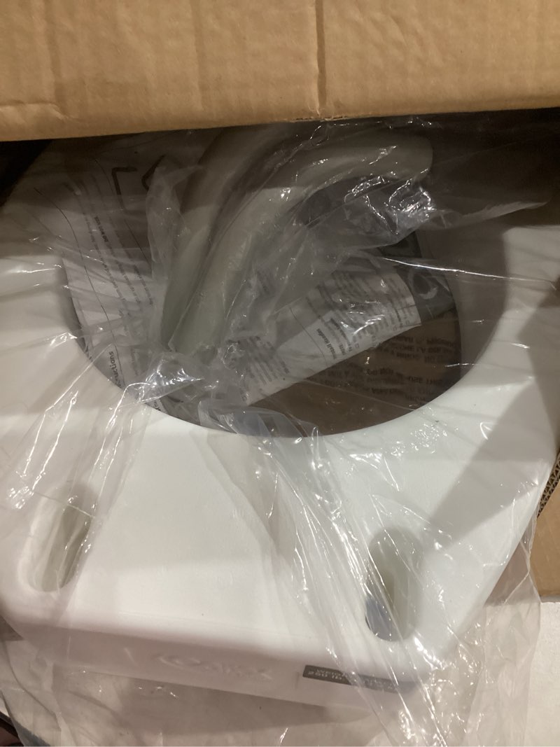 Condition photo showing Good Condition for Carex 3.5 Inch Raised Toilet Seat with Arms, Elongated Toilet Seat Riser, Up to 250 lbs Capacity, Elevating & Raising Seat for Elderly & Handicap, Universal, Slip-Resistant with Padded Handles, White