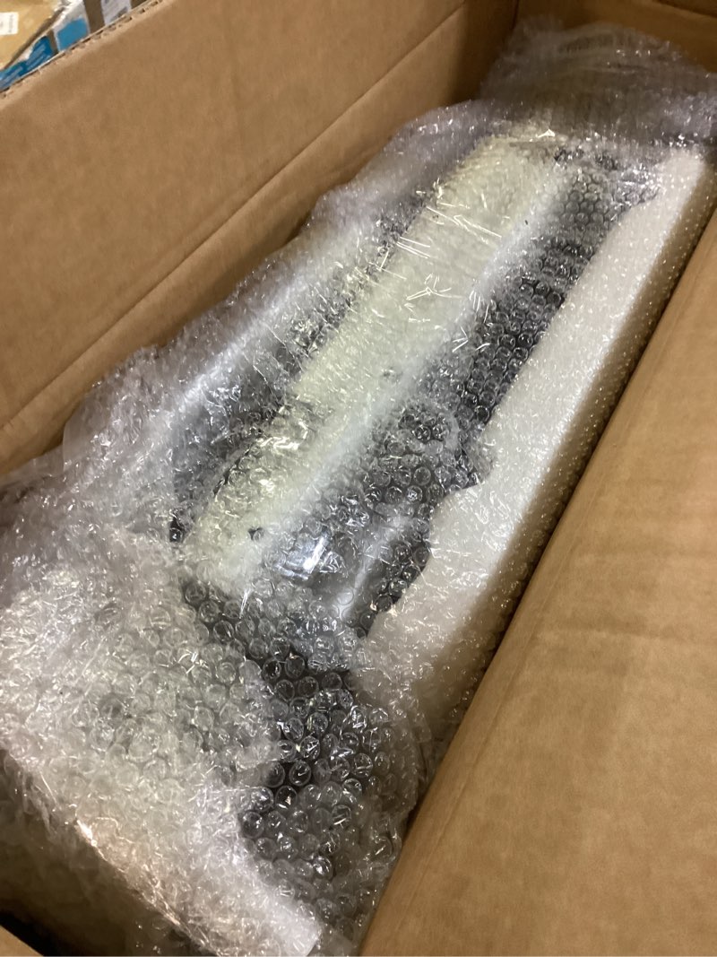 Condition photo showing Good Condition for Sliding Shower Chair with Extra Wide 360° Swivel Seat, 400 lbs Weight Capacity, Bathtub Bath Chair, Non-Slip Aluminum Frame, Adjustable Height for Elderly & Disabled Inside Shower Sliding &Swivel Seat