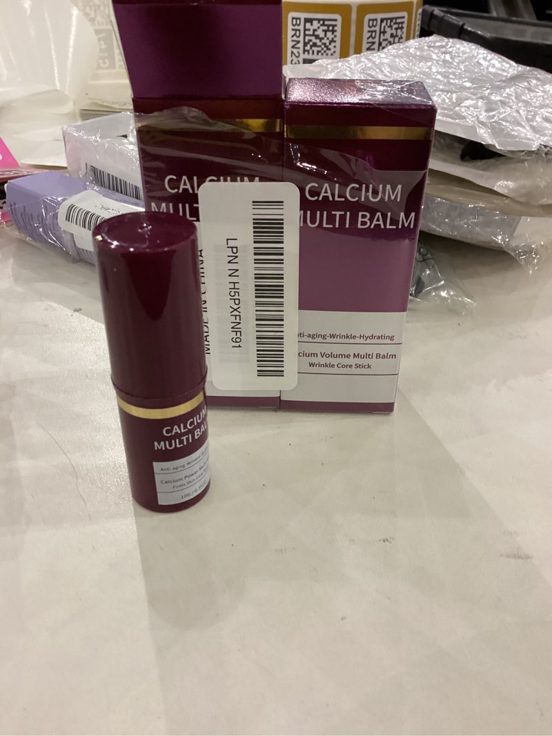 EOIRULA 2PCS Calcium Multi Balm, Calcium Volume Multi Balm, Wrinkle Core Stick, Korean Collagen Mois