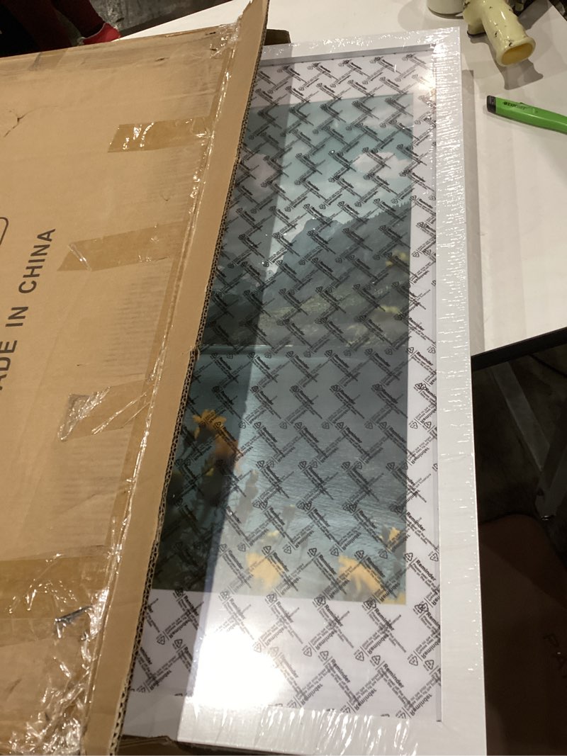 Condition photo showing Good Condition for picrit 20x30 frame 3 pack, white poster frame, display poster 18 x 24 with mat or 20 x 30 without mat for horizontal or vertical wall mounting white 20x30