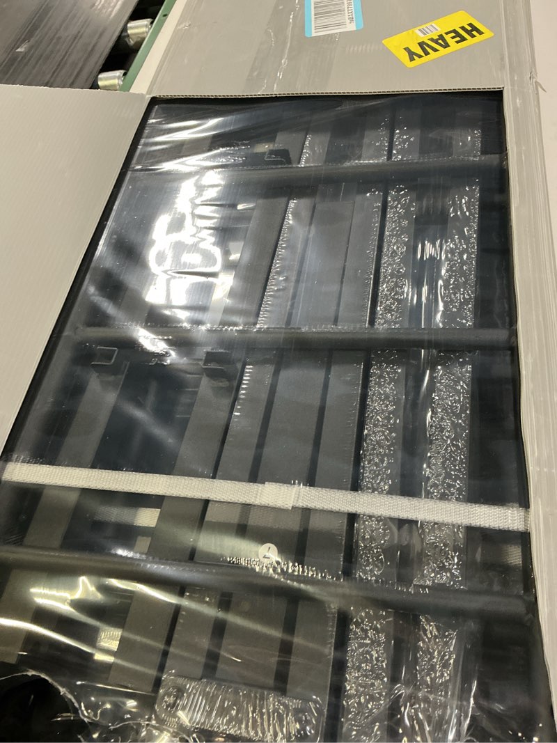 Condition photo showing New/Like New for zizin King Size Metal Bed Frame with Headboard & Footboard 14 Inch Metal Platform Mattress Foundation Support with Steel Slat, Under Bed Storage, No Box Spring Needed King 14 Inch