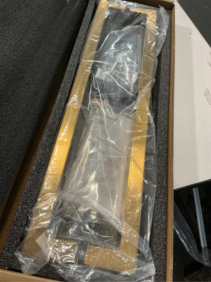 Condition photo showing Good Condition for TOGU TG-R3825 600mm/24inches Solid Standoffs Heavy-Duty SUS 305 Square/Rectangle Shape Stainless Steel Push Pull Door Handle/Barn Door Pull Handle/Glass Pulls, Satin Gold Finish 24 inches Length/1.5X0.98inches (FrontXSide)