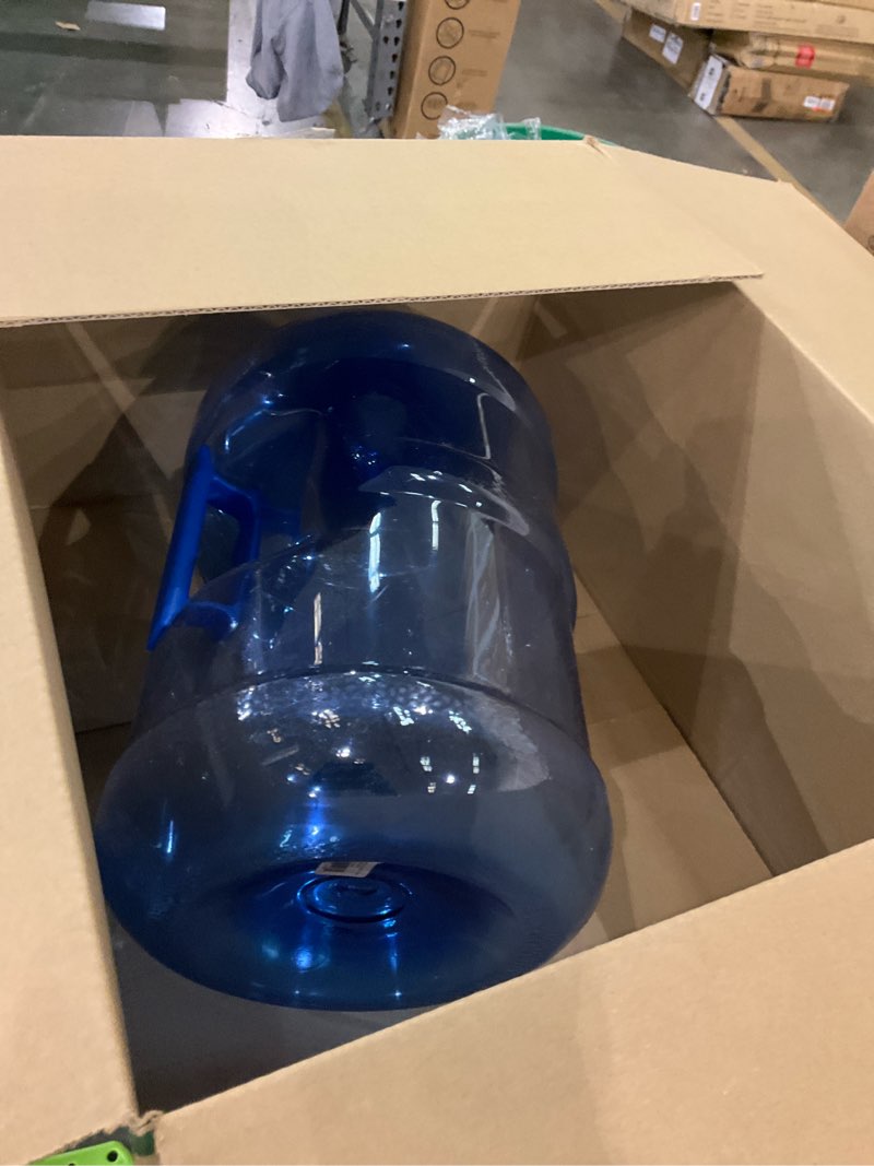 Condition photo showing As Is for Brio B.P.A. Free 5 Gallon Plastic Crown Cap Reusable Water Bottle Container BPA