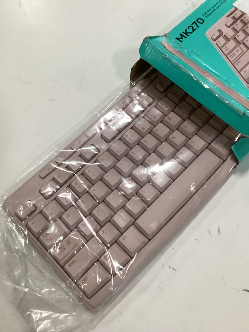 Condition photo showing Good Condition for Logitech MK270 Wireless Keyboard and Mouse Combo for Windows, 2.4 GHz, 8 Multimedia Keys, PC, Laptop