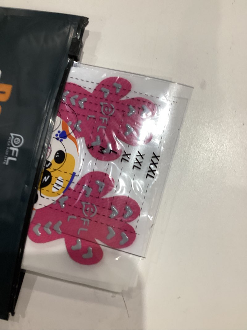 Condition photo showing As Is for Anti-Slip Dog Paw Protector Pads for Senior Dogs, Dog Paw Pink Stickers with Strong Traction on Hardwood Floor, Dogs Essentials M (11-20lbs) Pink M (11-20lbs)