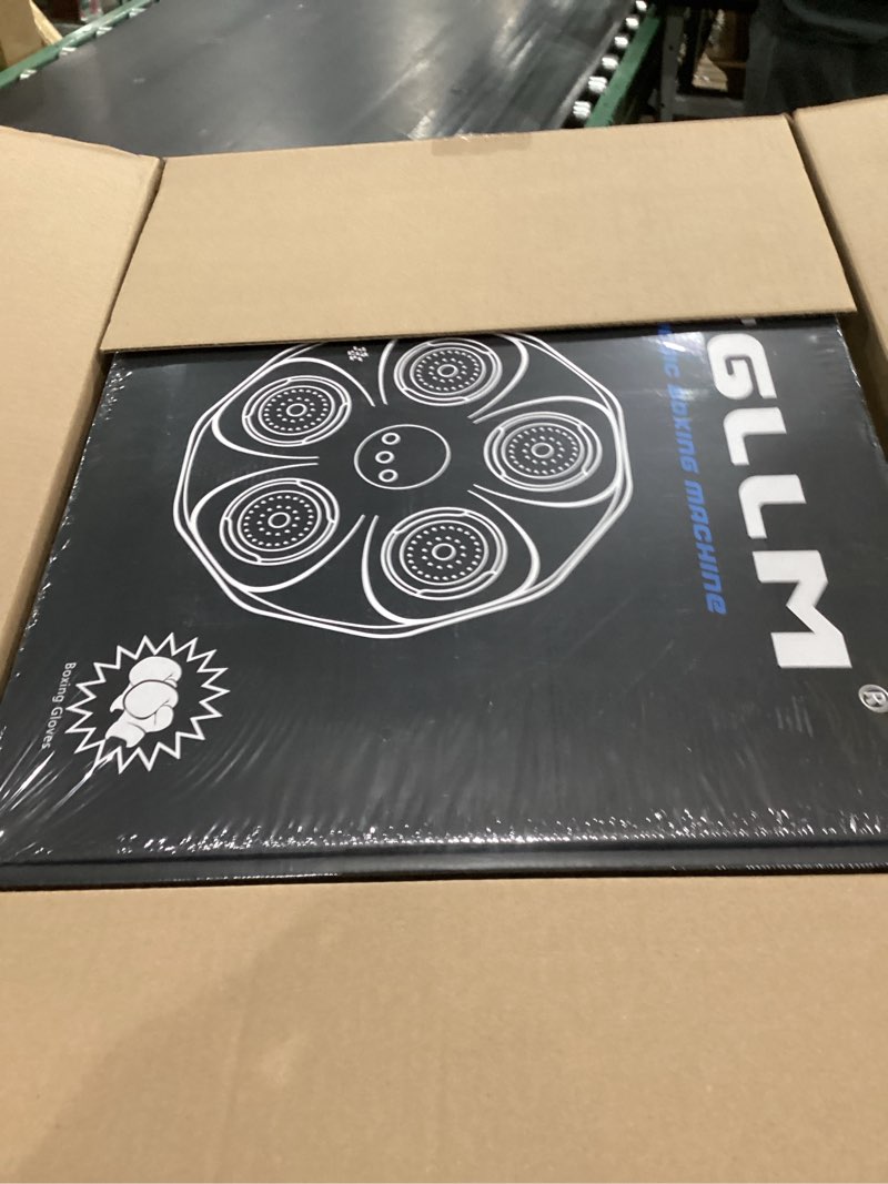 Condition photo showing New/Like New for Music Boxing Machine, Interactive Punching Trainer with Boxing Gloves, Large Size Wall Mounted Electronic Boxing Target for Adult Kids, 9 Modes & 9 Speeds