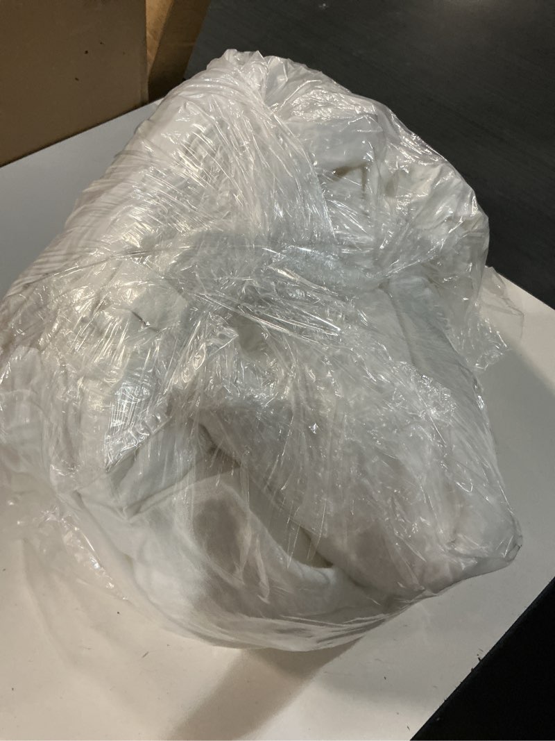 Condition photo showing Good Condition for european linen sheet set solid: white size: cal king
