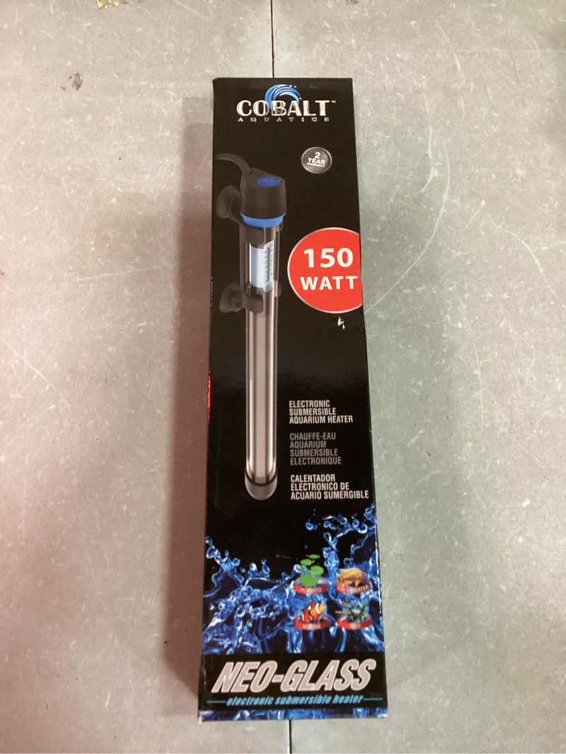 Condition photo showing New/Like New for Cobalt Aquatics Neo-Glass Aquarium Heater 150w