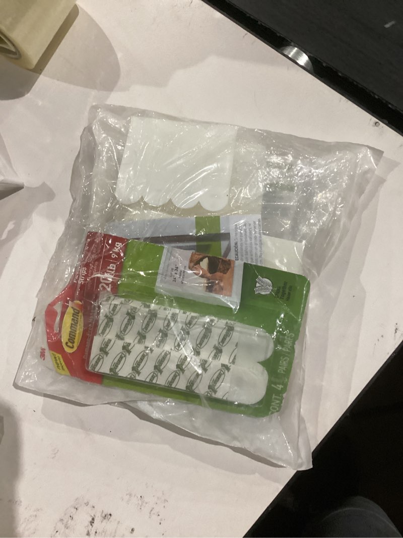 Condition photo showing New/Like New for Command XL Heavyweight Picture Hanging Strips, 20 lb Capacity, 32 Pairs (64 Strips), White Adhesive, Damage-Free Wall Hangers for Home Decor