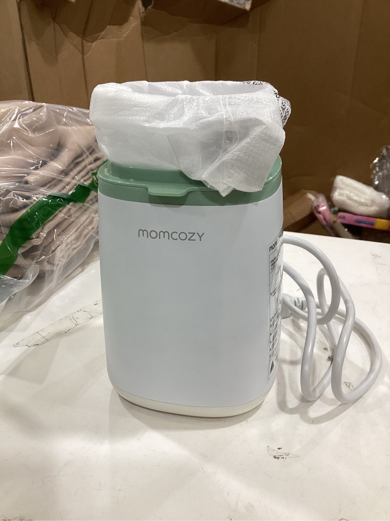 Condition photo showing Good Condition for momcozy bottle warmer, fast bottle warmers for all bottles with timer, accurate temperature control and automatic shut-off, multifunctional bottle warmer for breastmilk green+white