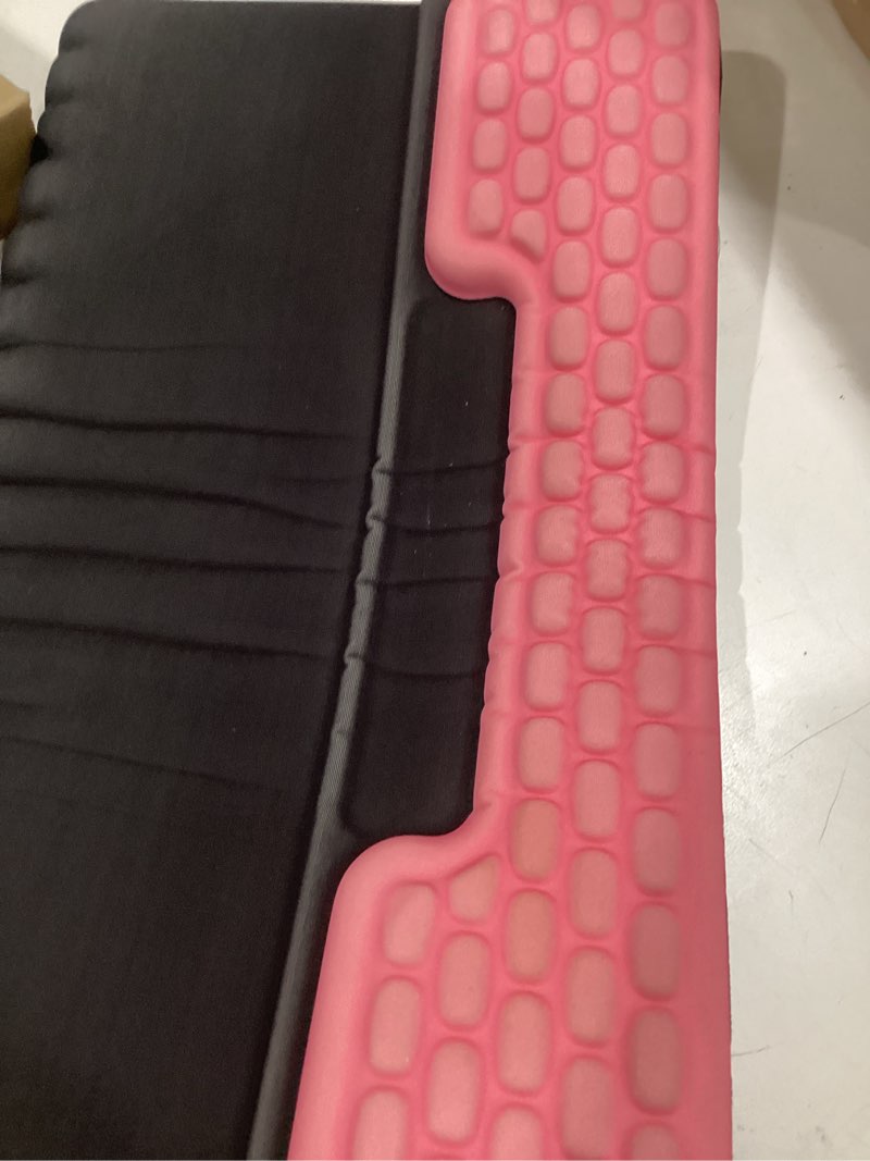 Condition photo showing As Is for keyboard stand with wrist rest?ergonomic wrist pad memory foam keyboard riser holder tray with non-s