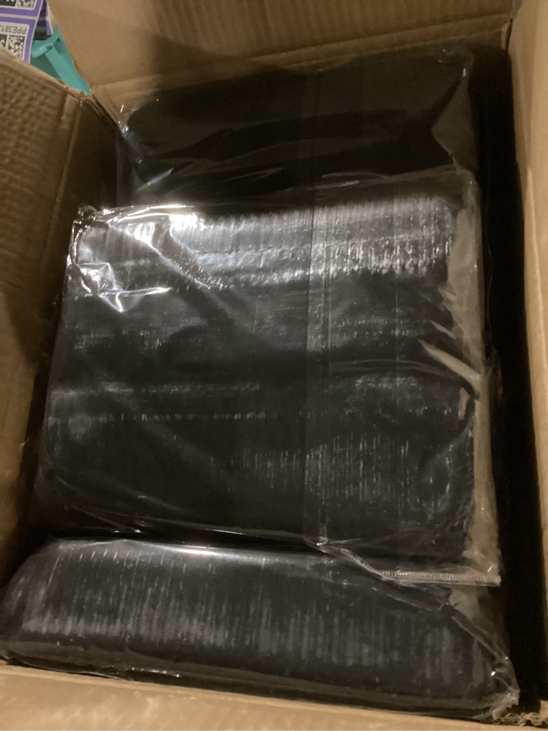 Condition photo showing New/Like New for 8 Packs 120 Inch Black Round Tablecloth in Diameter, Washable Polyester Fabric Tablecloths, Wrinkle Resistant Table Cloth for Wedding Party Banquet Dining Black 8 Pack - 120 Inch Round