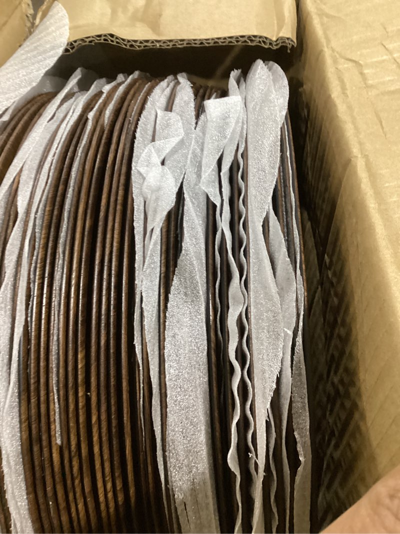 Condition photo showing New/Like New for jevergn 24 pack farmhouse charger plates, 13'' faux wood chargers for dinner plates, brown plate chargers set of 24, round plastic charger for wedding, party event, dinner, table setting