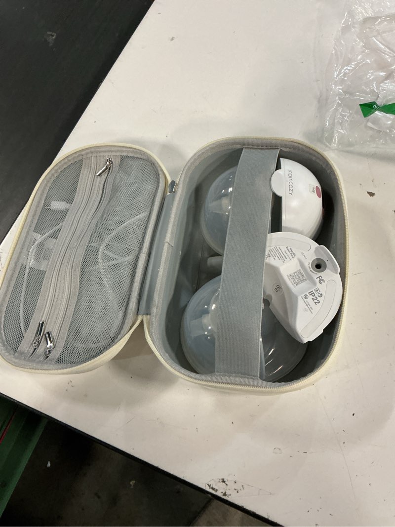 Condition photo showing Good Condition for momcozy m5 smart app controlled wearable breast pump, hands-free wireless electric pump, 3 modes 9 suction levels, bpa-free, portable lightweight, 24mm flange, 2-pack cozy red m5-r2