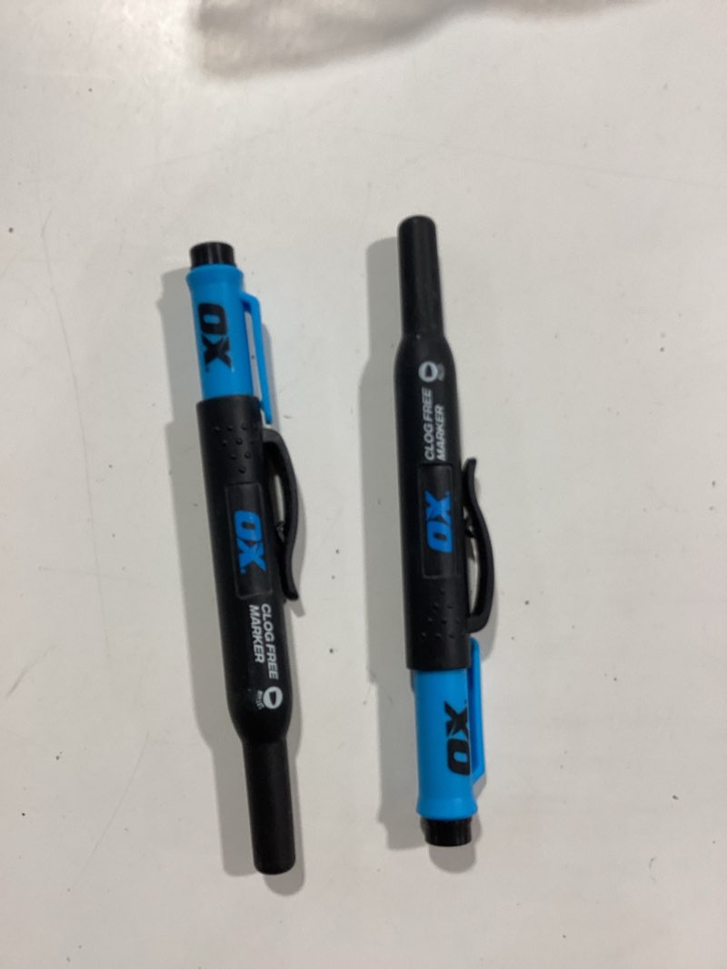 Condition photo showing Good Condition for ox tools ox pro clog free marker 2 -pack standard black marker