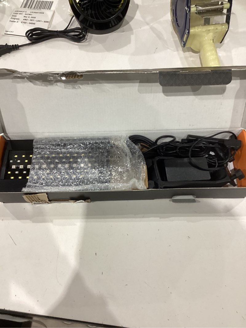 Condition photo showing Good Condition for hygger Clip On Aquarium LED Light with Multi-Channel Controller, Fish Tank Light 24/7 Lighting Sunrise-Daylight-Moonlight and DIY Mode, Adjustable Timer/Brightness Light 7 Colors for Freshwater (2)