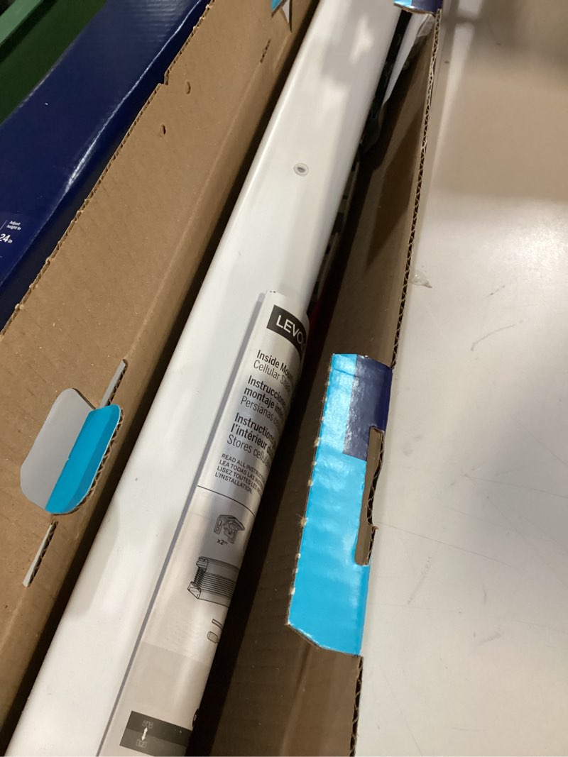 Condition photo showing Good Condition for Allen + Roth 48-in x 72-in Gray Light Filtering Cordless Cellular Shade