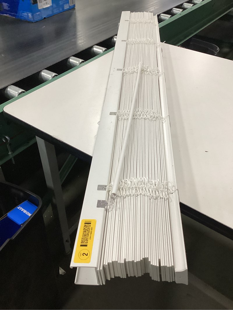 Condition photo showing As Is for LEVOLOR 2 Inch Wood Blinds