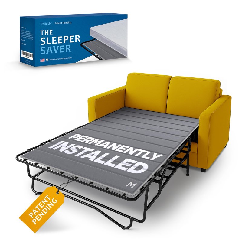 Meliusly Permanently Installed Sleeper Sofa Support Board (Full Size - Patent Pending) Reinforced Wo
