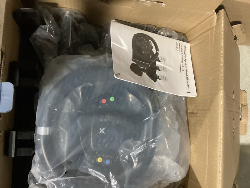 Condition photo showing Good Condition for DOYO Gaming Steering Wheel with Pedals and Shifter, 1080° Racing Wheel with Paddle Shifters, Vibration Feedback, Steering Wheel for PC, PS4, Xbox One, Xbox Series X|S, PS3 and Switch