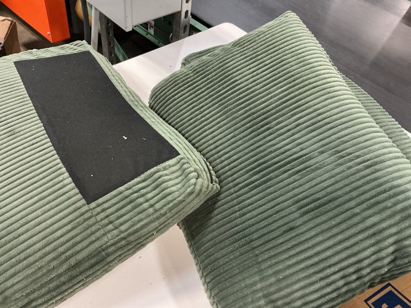 Condition photo showing As Is for replacement sofa cushions 3 pcs(22”x16”)