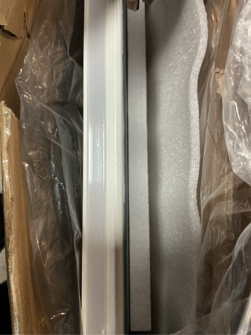 Condition photo showing Good Condition for 24"x32" led bathroom mirror with lights, backlit + front lit with cri>90, lighted mirror for bathroom, anti-fog, dimmable brightness, 3 colors, memory function, shatterproof tempered glass frontlit & backlit 32"l x 24"w
