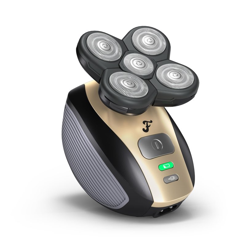 the flexseries electric head hair shaver - freebird - ultimate mens cordless rechargeable wet/dry sk