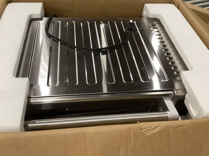 Condition photo showing Good Condition for Nuwave Bravo Pro Smart 21QT Toaster Oven Air Fryer Combo, Convection Oven Countertop, 10 functions all in 1, with even & quick crisp technology, 50-450°F, 1800W, Stainless Steel