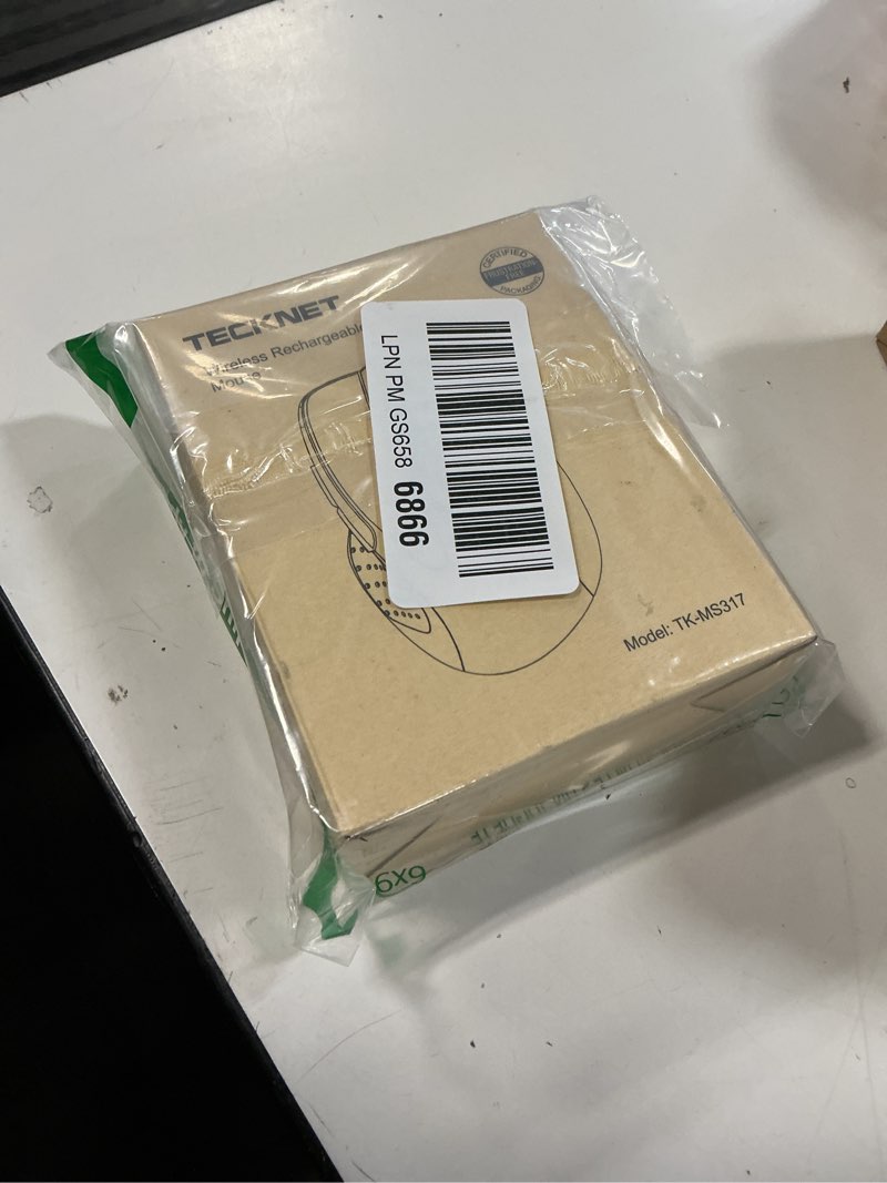 Condition photo showing New/Like New for tecknet wireless mouse (bt5.0/3.0 & 2.4g) rechargeable 4800 dpi silent usb a & bluetooth mouse 6 buttons, wide compatibility - blue