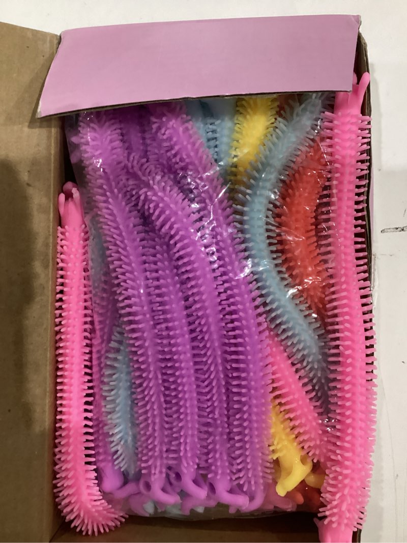 Condition photo showing As Is for 30 Pack Valentine's Day Cards for Kids with Unicorn Stretchy Strings for Classroom Valentine's Gift Exchange For School, Valentine's Party Favor for Kids, Valentine's Prizes, Stress Relief Fidget Toys