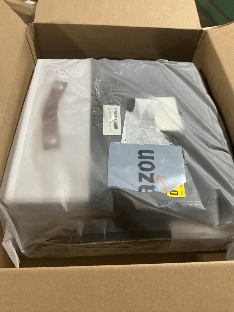Condition photo showing Good Condition for 6-pack collapsible fabric storage cubes with handles & label holders, closet cube home organizer bins (white/black, 13 x 13 x 13 inch) white/black 13 x 13 x 13 inch