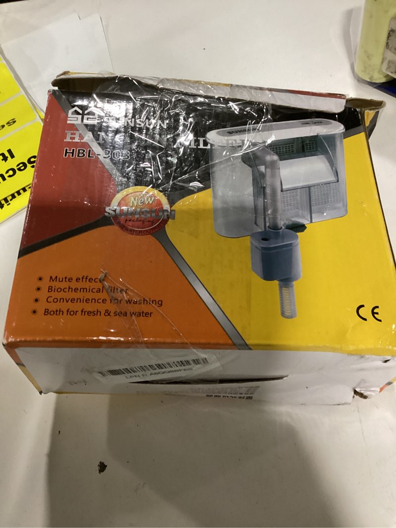 Condition photo showing New/Like New for Vimvins Small Aquarium Filter, Quiet Fish Tank HOB Filters for 5 to 10 Gallon Aquariums, Adjustable 