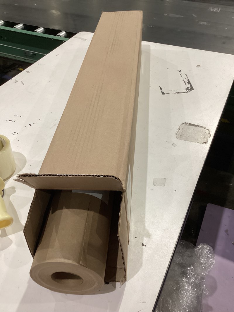Condition photo showing Good Condition for Floor Protection Paper, 36 inch x 166 ft Roll, Made in USA, 69# Brown Rosin Masking Paper Roll, 100% Recycled, Thick Floor Covering for Painting, Moving, and Construction