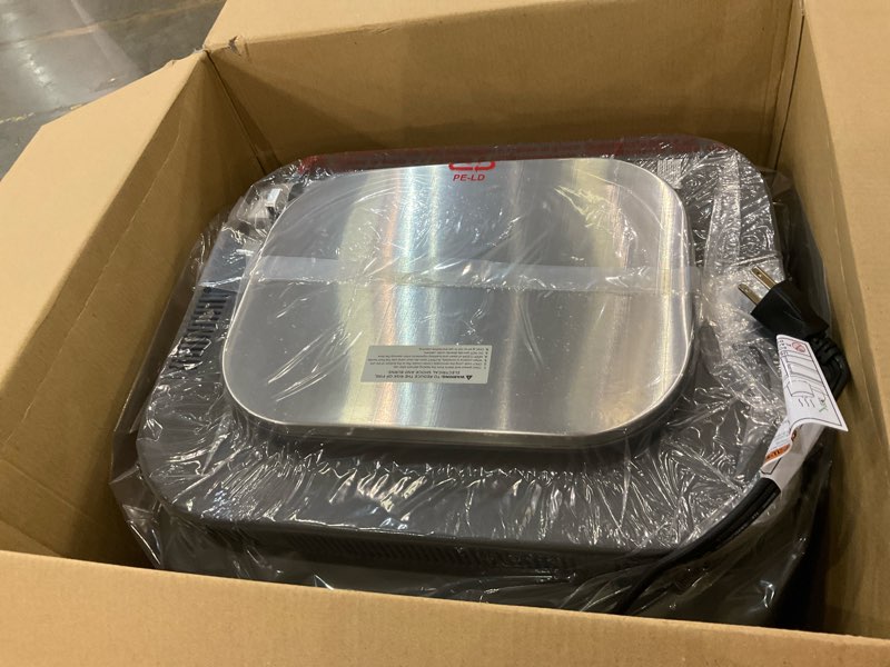 Condition photo showing As Is for Ninja Combi All-in-One Multicooker, Oven, & Air Fryer, Complete Meals in 15 Mins, 14-in-1 Functions, Combi Cooker + Air Fry, Bake, Roast, Slow Cook and More, 3 Accessories, Stainless Steel, SFP701