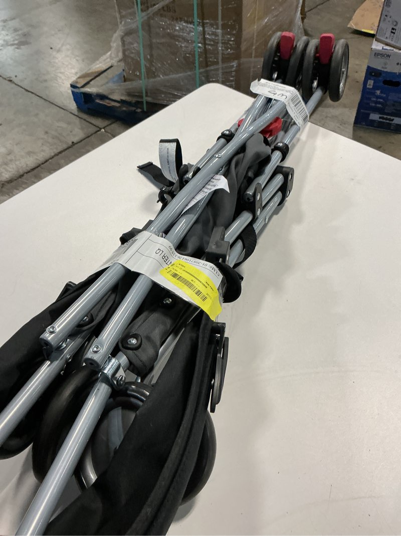 Condition photo showing As Is for dream on me aero travel umbrella stroller, one-hand quick fold, 3-point safety harness, dual brakes, adjustable removable canopy, lightweight compact & space-saving, for 6 to 36 months – black
