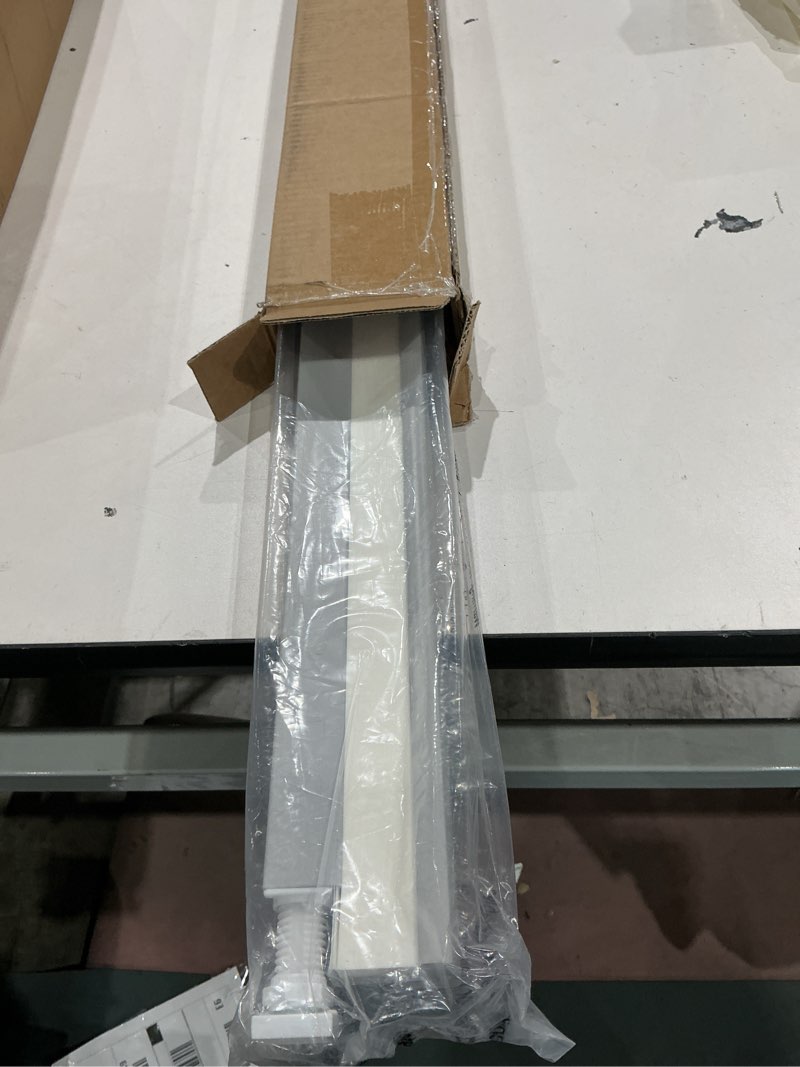 Condition photo showing Good Condition for lazblinds cordless cellular shades, no tools no drill light filtering honeycomb shades pleated blinds for windows, 40'' w x 48'' h, light grey light filtering-light grey 40'' w x 48'' h
