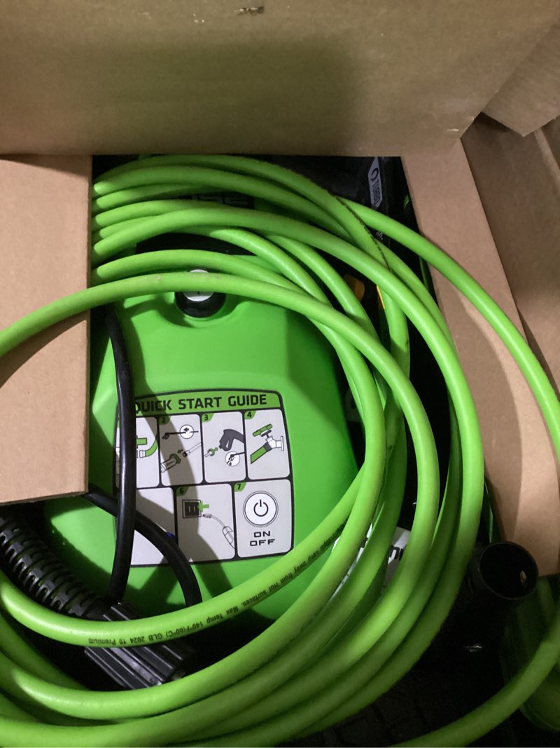 Condition photo showing Good Condition for greenworks 2500-psi 2-gpm cold water electric pressure washer with 5 spray tips