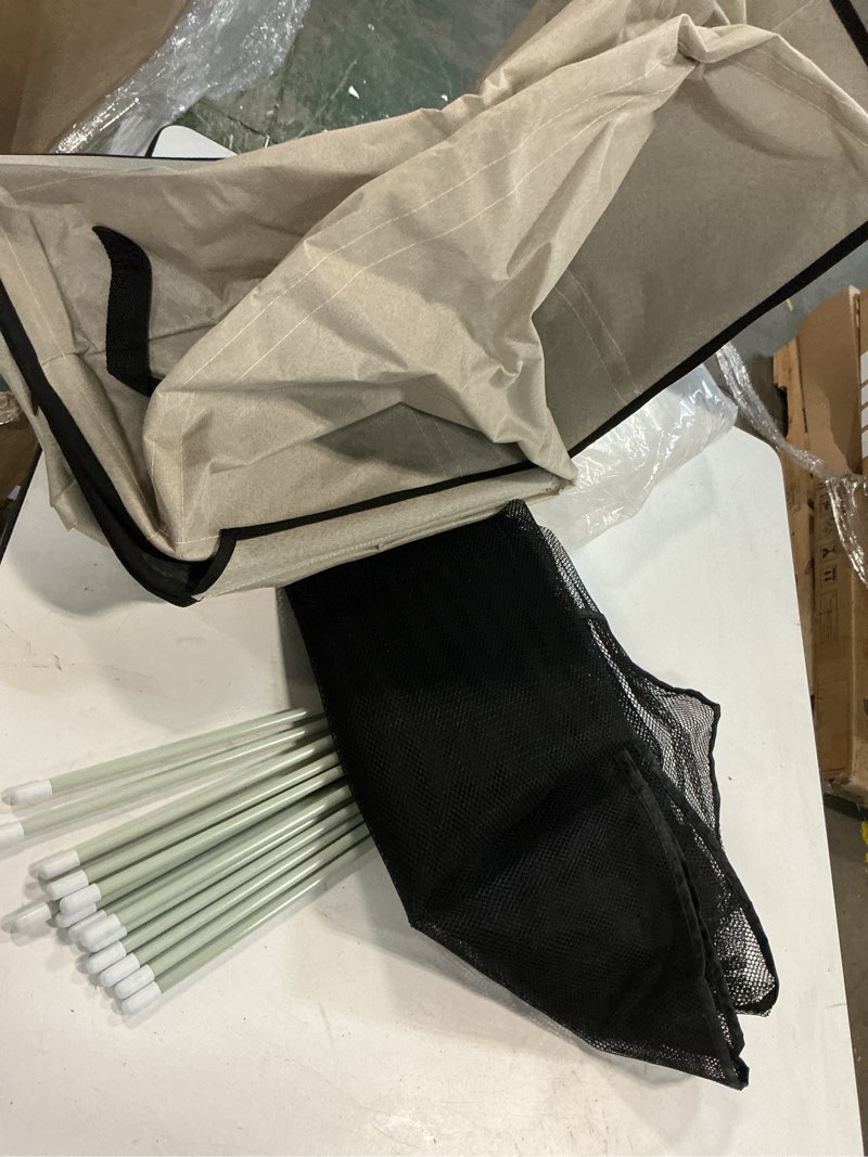 Condition photo showing Good Condition for 185L Laundry Hamper 3 Section, Laundry Hamper with Lid, Dirty Clothes Hamper with 3 Removable Washing Bags, Extra Large Laundry Basket Organizer for Bedroom, Laundry Room, Dorm - Beige