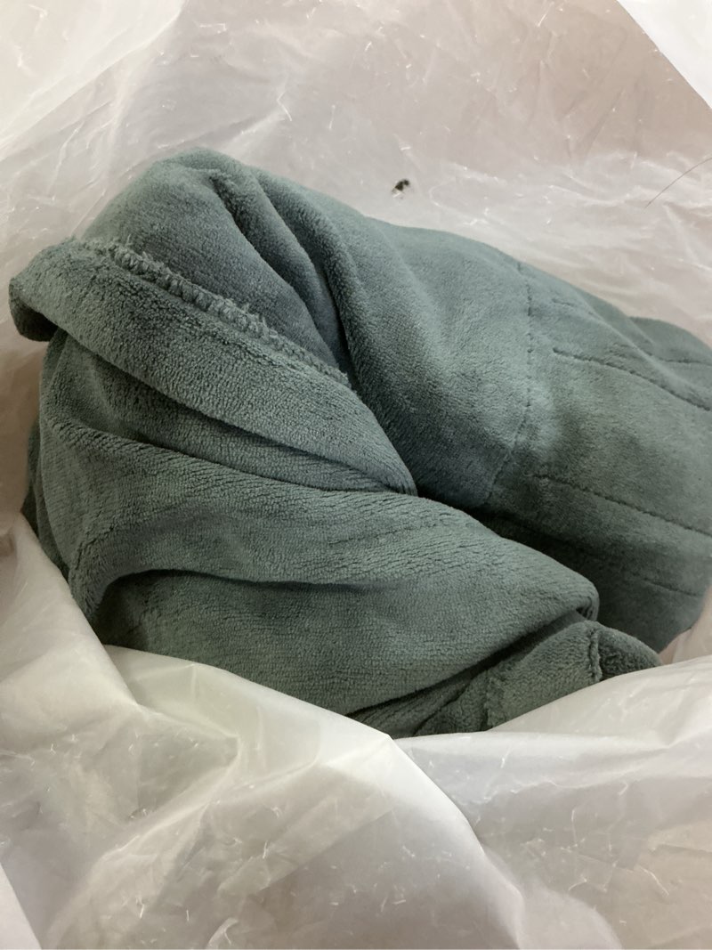 Condition photo showing As Is for Sunbeam Electric Royal Luxe Microplush Heated Blanket, 12 Heat Settings, 12-Hour Selectable Auto Shut-Off, Fast Heating, Warm and Cozy, Night Fog Color, Twin, 84" x 62" Twin Night Fog